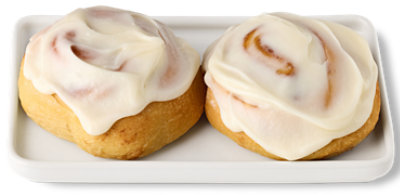 Creamy Swirl Icing Cinnamon Rolls - 2 Count - Image 1