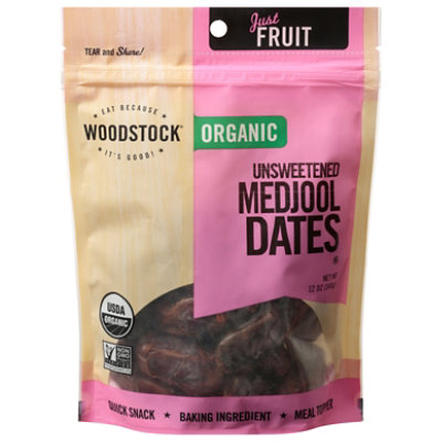 Woodstock Org Medjool Dates - 12 OZ - Image 1