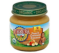 Earth's Best Peach Oatmeal Banana - 4 OZ