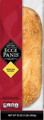 Ecce Panis Semolina Batard - 16 OZ - Image 2