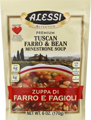 Alessi Tuscan Farro & Bean Soup - 6 OZ - Image 2