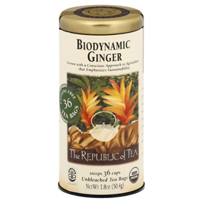 Republic Of Tea Bio Organic Ginger Tea - 36 Ct - Image 3