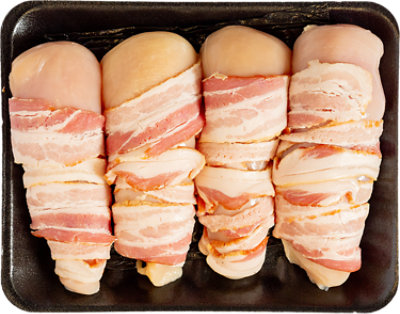 Chicken Breast Bnls Skls Bacon - Lb - Image 1