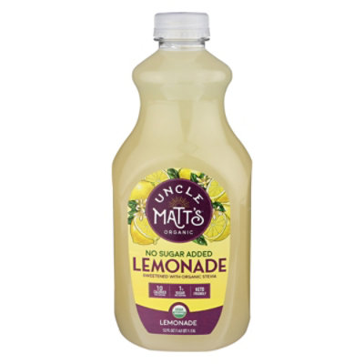 Uncle Matts Organic Zero Sugar Lemonade - 52 Fl. Oz. - Image 2