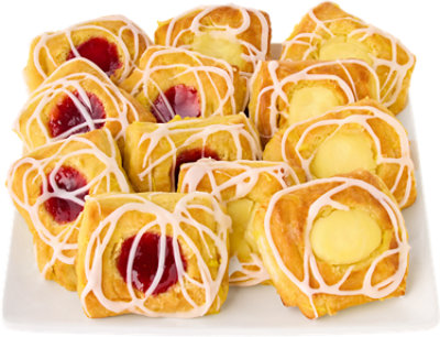 Mini Strawberry & Cheese Danish - 10 Count - Image 1