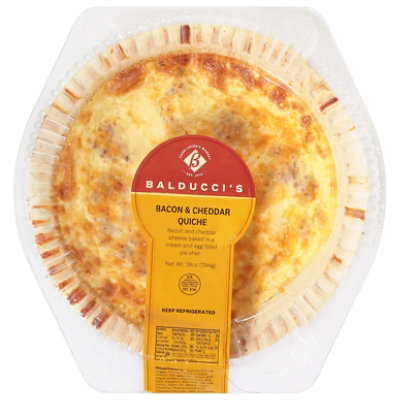 Bal Quiche Bacon & Cheddar Lg - 28 OZ - Image 2