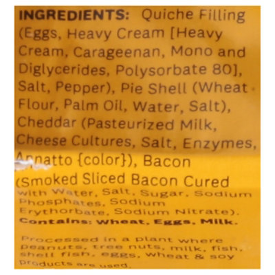 Bal Quiche Bacon & Cheddar Lg - 28 OZ - Image 5