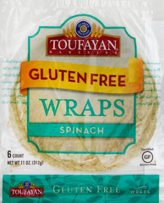 Toufayan Gf Wraps Spinach - 11 OZ - Image 2