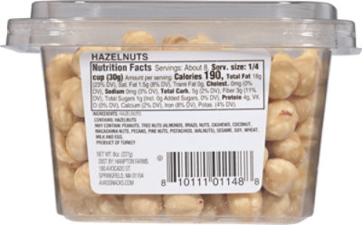 Ava Raw Hazelnuts - 8 Oz - Image 6