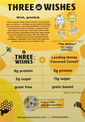 Three Wishes Grain Free Honey Cereal - 8.6 Oz - Image 6