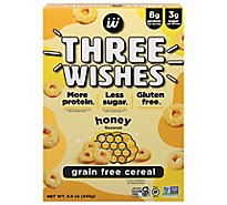 Three Wishes Grain Free Honey Cereal - 8.6 Oz