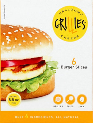 Halloumi Grillies Burger Slices Cheese - 8.8 Oz - Image 2