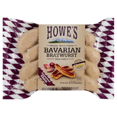 Howes Bav Bratw W/onion - 12 OZ - Image 1
