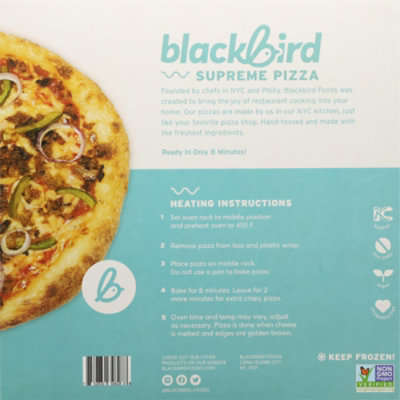 Blackbird Supreme Vegan Plant Base Pizza - 14 OZ - Image 6