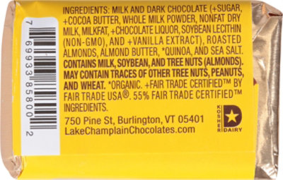 Lake Champlain 5 Star Bar Almond Chocolate - 1.85 Oz - Image 5