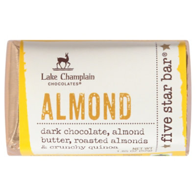 Lake Champlain 5 Star Bar Almond Chocolate - 1.85 Oz - Image 2