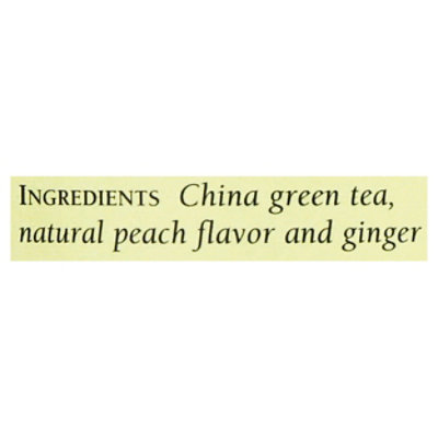 Republic Of Tea Ginger Peach Green Tea Bags - 50 Count - Image 4