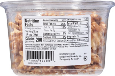 Kleins Natural Raw Walnuts - 6.5 Oz - Image 6