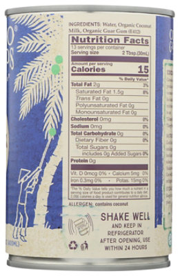 Coco Goods Organic Lite Coconut Milk - 13.5 Fl. Oz. - Image 3
