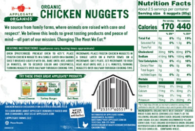 Applegate Chicken Nuggets - 8 OZ - Image 7