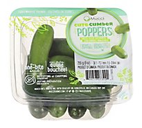 Mucci Cutecumber Poppers Snack Sized Cucumbers - 9 OZ