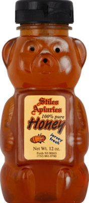 Stiles Local Honey Bear - 12 OZ - Image 2
