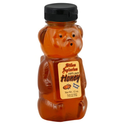 Stiles Local Honey Bear - 12 OZ - Image 1