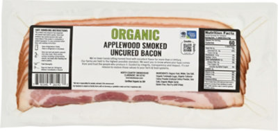 North Country Applewood Smoked Organic Smokehouse Bacon - 8 Oz - Image 6