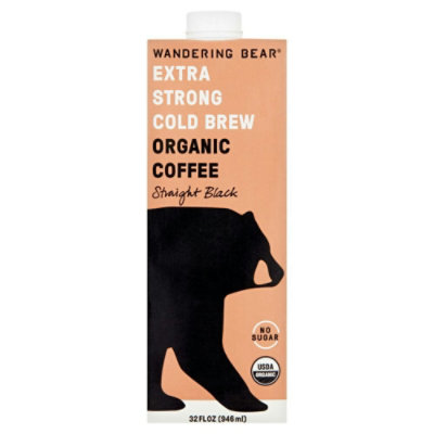 Wandering Bear Black Cold Brew Coffee - 32 Fl. Oz. - Image 1