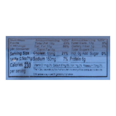 Quiche Broccoli Cheddar - 10 OZ - Image 4