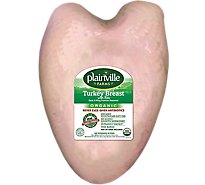 Plainville Farms Turkey Breast Bone In 4-7 Lb - 5 Lb