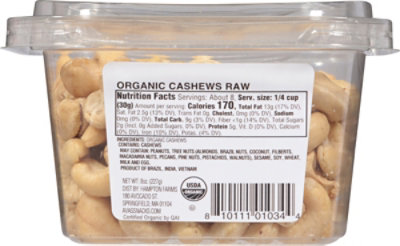 Ava Organic Raw Cashews - 8 Oz - Image 6