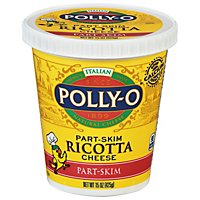 Polly-o Ricotta Cheese Part Skim - 15 OZ - Image 1