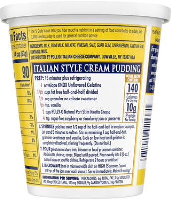 Polly-o Ricotta Cheese Part Skim - 15 OZ - Image 6