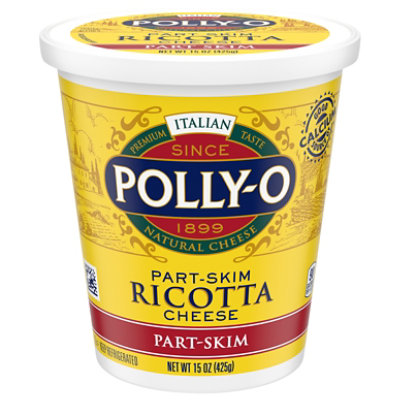 Polly-o Ricotta Cheese Part Skim - 15 OZ