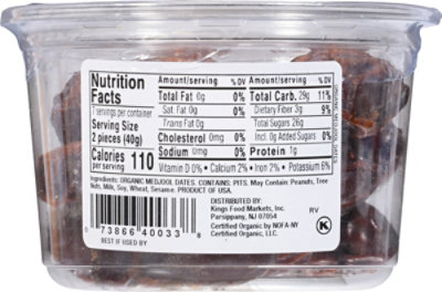 Kn Organic Dates Medjool - 10 OZ - Image 6