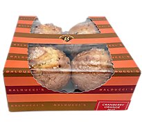Cranberry Orange Nut Muffins 4 Count - EA