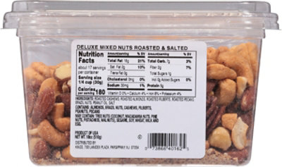 Klein's Natural Deluxe Roast Salted Mixed Nuts - 18 Oz - Image 6