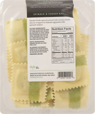 La Pasta Spinach & Ricotta Ravioli - 9 Oz - Image 6