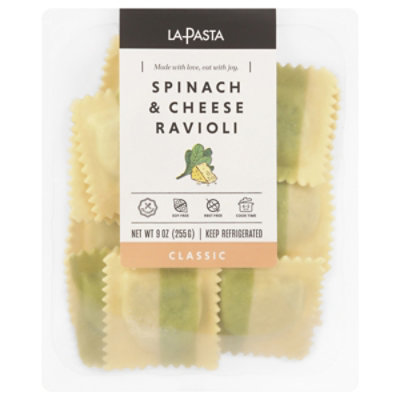 La Pasta Spinach & Ricotta Ravioli - 9 Oz - Image 1