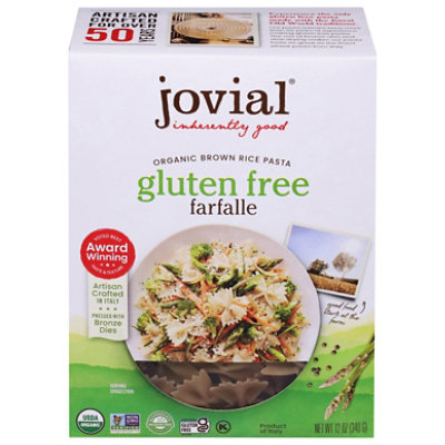 Jovial Organic Brown Rice Farfalle Pasta - 12 Oz - Image 3