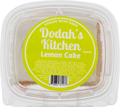 Dk Lemon Vegan Cake - 6.5 OZ - Image 2