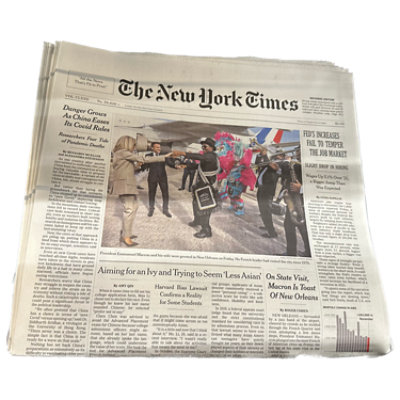 New York Times Daily Newspaper - EA - Image 1