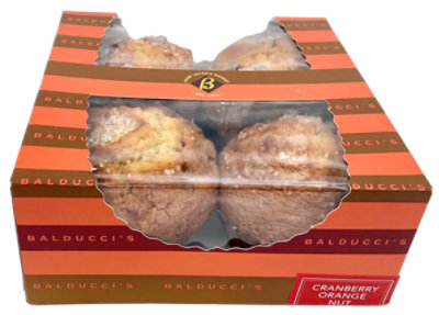 Cranberry Orange Nut Muffins 2 Count - EA