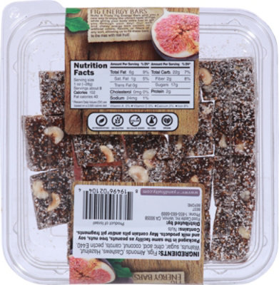 Nutty-fruity Figs Energy Bar - 8 OZ - Image 6