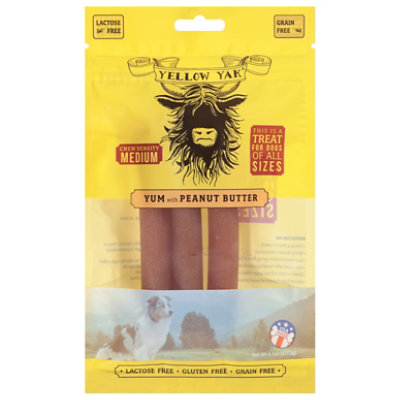 Yellow Yak Yaky Chew Cheese Medium Dog Treat - 4.5 Oz - Image 1