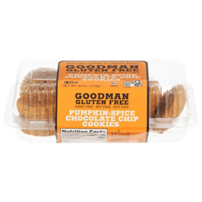 Goodman Pumpkin Spice Chocolate Chip Cookies Gf Df - 6.3 OZ