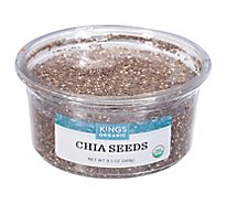 Kn Chia Seeds Black Organic - 9.5 OZ