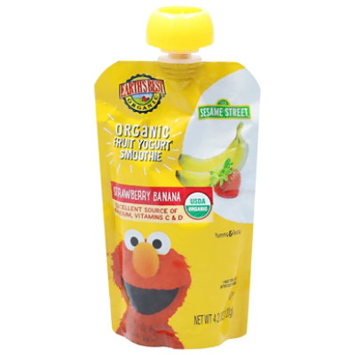 Earth Bst Org Strw Ban Ygrt Smoothie - 4.2 OZ - Image 3