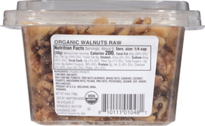 Ava's Organic Raw Walnuts - 6.5 Oz - Image 6